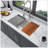 Undermount Workstation Kitchen Sink - 30"X19"X 10" Inch Stainless Steel 16 Gauge Deep Single Bowl Sink