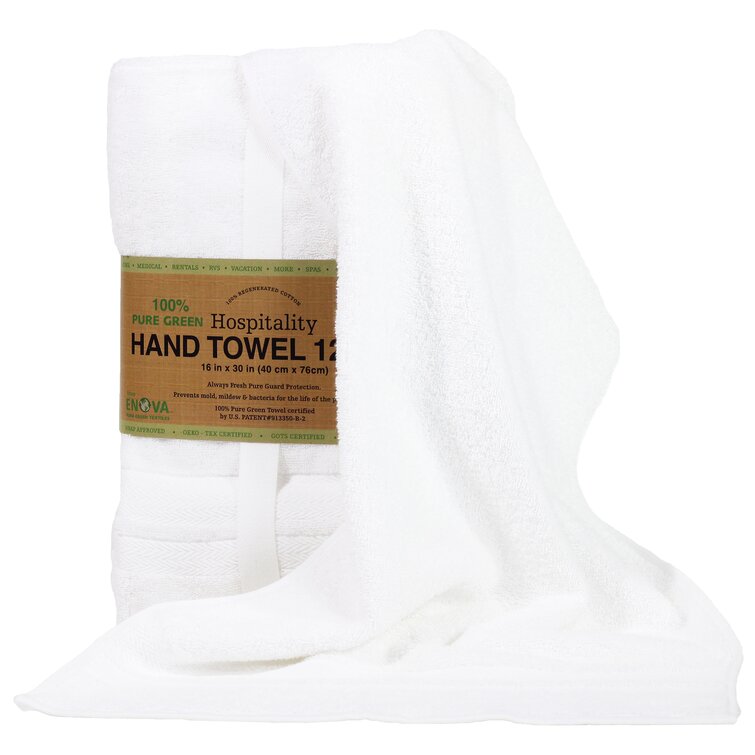 Enova 100% Pure Green Cotton Hospitality 6-piece Bath Towel Set