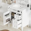 Meuble-lavabo de 30 po avec lavabo supérieur, meuble de rangement moderne avec 2 tiroirs et tiroir basculant, meuble-lavabo simple, meuble-lavabo-1995297811