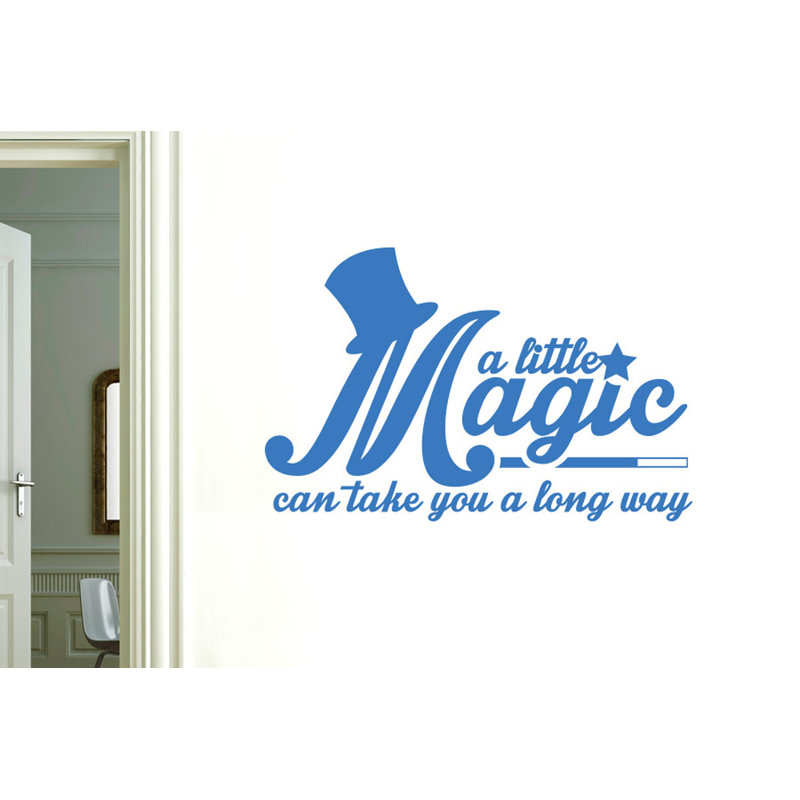 Wall Decal, Blue, Medium