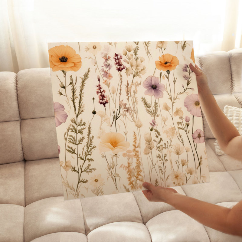 «Botanical Blossom Symphony Cottage», reproduction d'art non encadrée