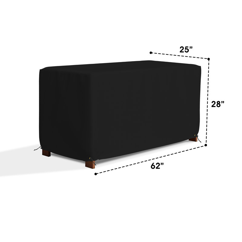 Outdoor Patio Bench Cover, 71.1cm H x 157.5cm W x 63.5cm D