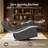Zero-Gravity Power Reclining Home Theater Seating with Adjustable Headrest & Swivel Tray-511224932-511224935