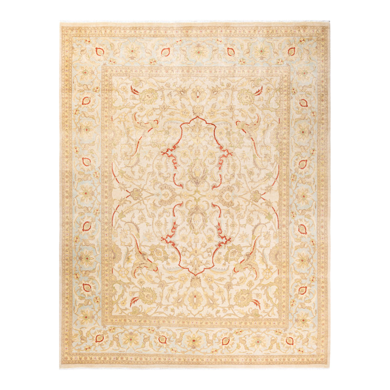 Rufaida One-of-a-Kind 8' 2" X 10' 4" Hand Knotted Area Rug