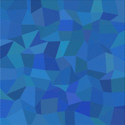 Bleu géométrique/Tapis décoratif turquoise