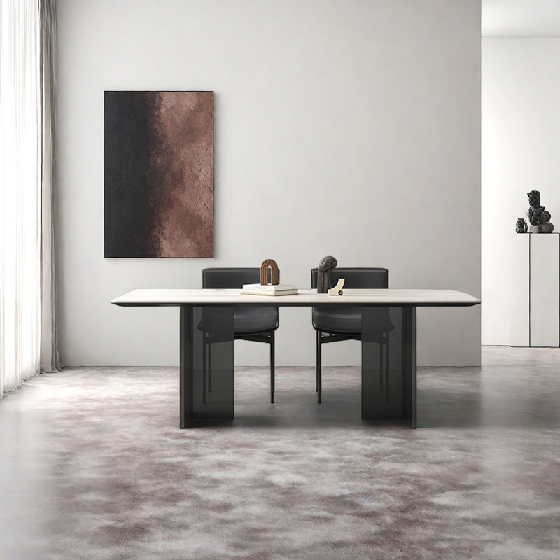 Table de salle à manger rétro, H 29,5 po x L 55,1 po x l 31,5 po