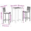 Patio Dining Set with Square Table
