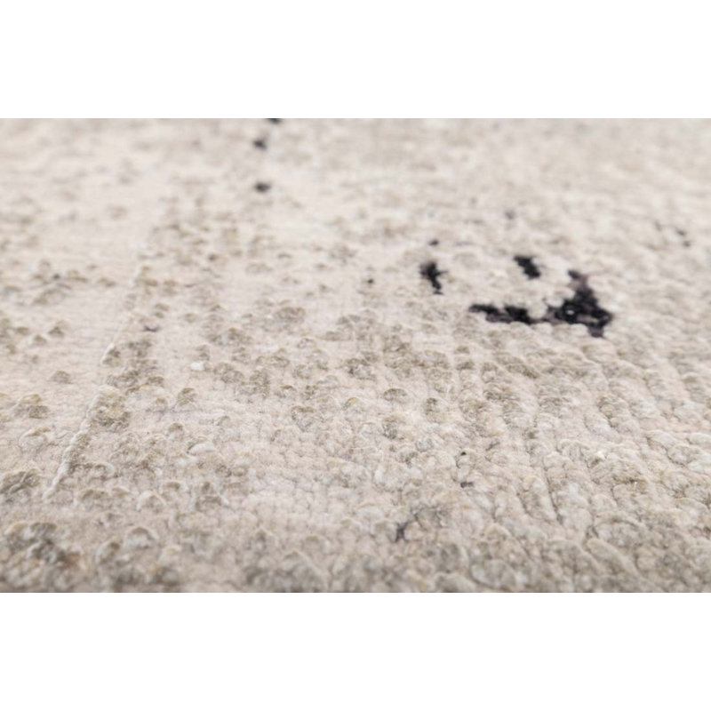 Contemporary Hand Knotted Wool Area Rug in Gray