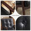 Fauteuil d'appoint rembourré capitonné rétro avec pieds en bois massif 25 po Chesterle-111076883