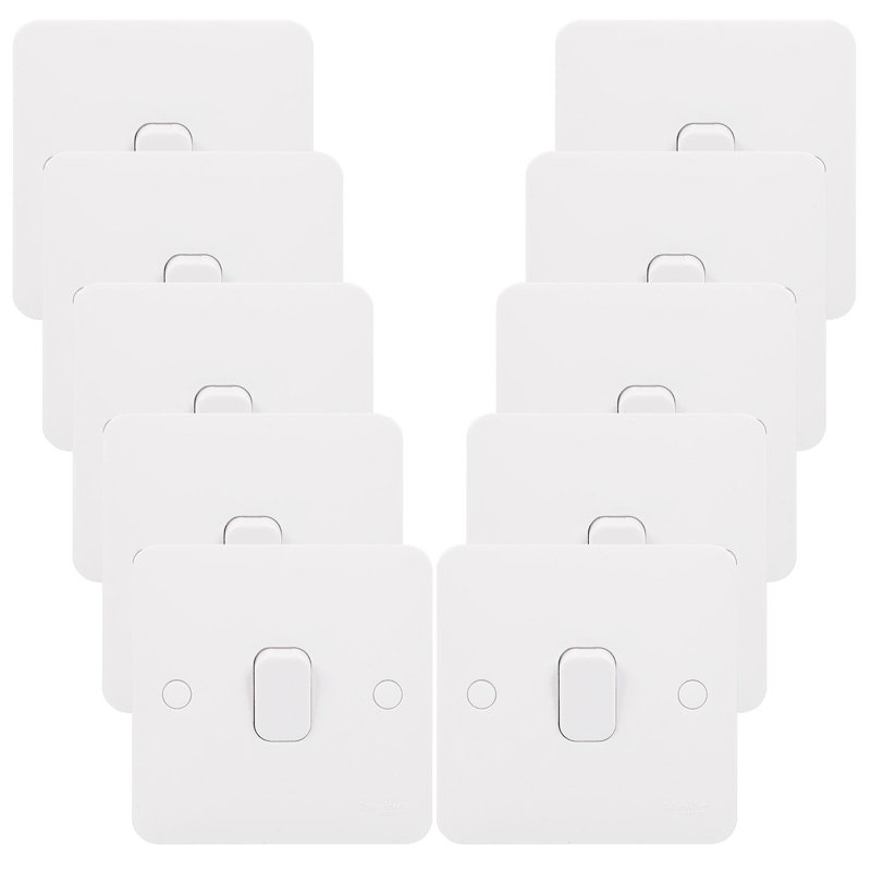Lisse Moulded Wall Mounted Light Switch