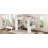 Bunk Bed With olid Wood Frame With Built-In Shelves And Wardrobe-125179128-125179129