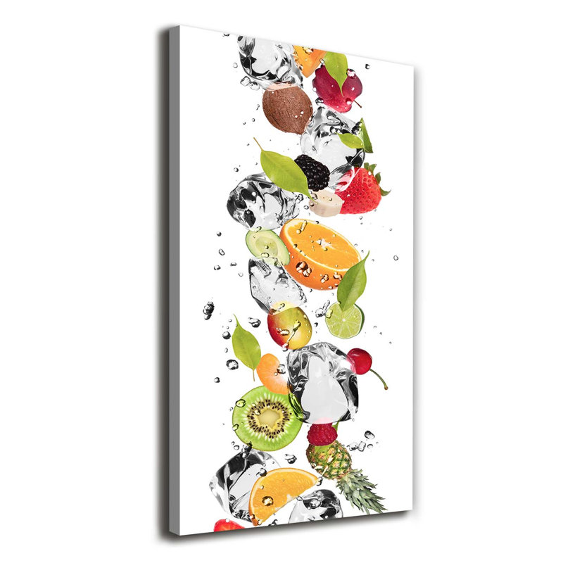 Fruit And Water - Wrapped Canvas Print