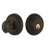 Nostalgic Warehouse Rope Rosette Single Cylinder Deadbolt