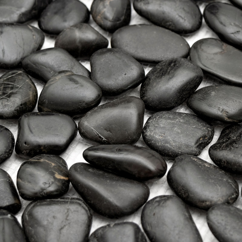 Carreau de mosaïque naturel, Noir