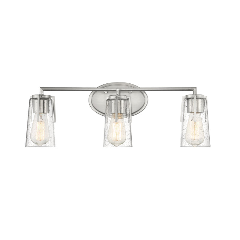 Kirbyville 3 - Light Dimmable Vanity Light, Satin Nickel