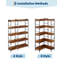 Bibliothèque de bureau en L Industrial