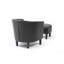 Chaise Salem G00200-C + repose-pieds, noir-853372914