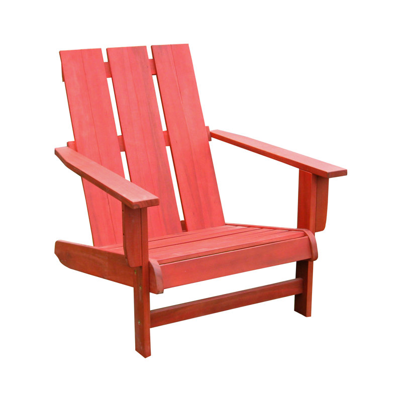 Duckett Outdoor Adirondack Chair, Barn Red
