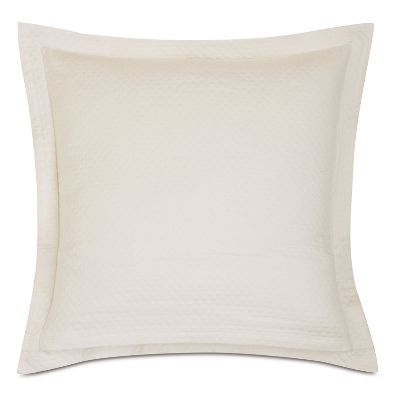Matera Pillow Sham, Euro, Ivory