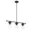 Luminaire suspendu moderne à 3 lumières pour îlot de cuisine avec hauteur de suspension réglable
