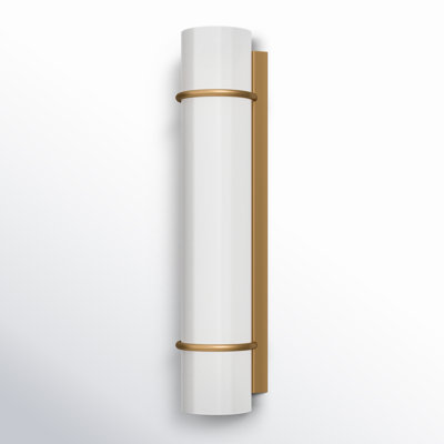 Romaine Single Transparent Dimmable LED Vanity Light