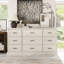 Commode 9 tiroirs avec rangement solide