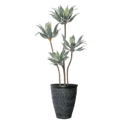 Agave artificiel 60 po en pot