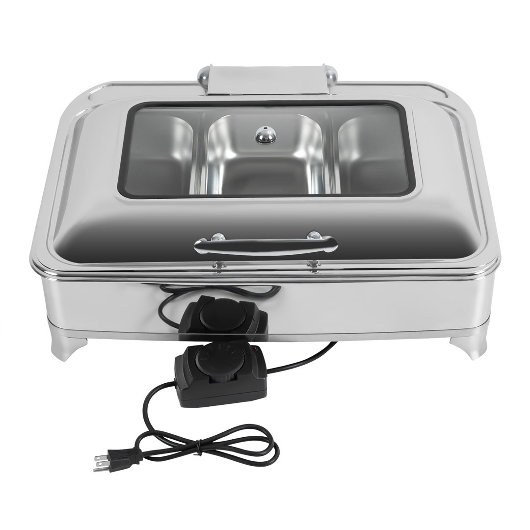 9.5QT 3-Pan Professional Warmer Set Chafing Dish The Party Aisle™