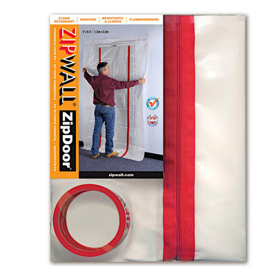 Zipwall ZDC 4' X 8' Zipdoor Commercial-1PK