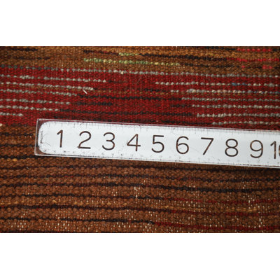 Handmade Red Wool Moroccan Oriental Rug 4x6