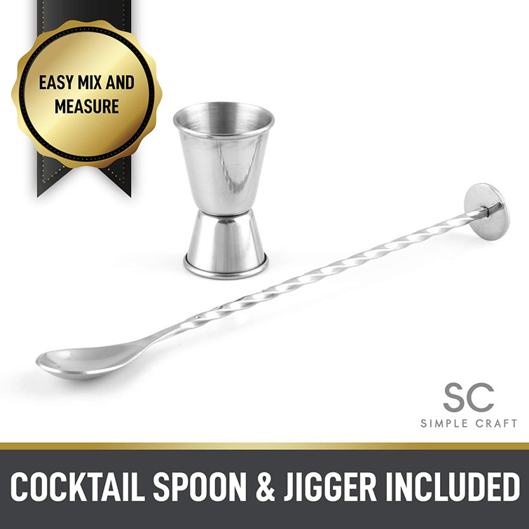 Zulay Kitchen 8 -Piece Stainless Steel Measuring Spoon