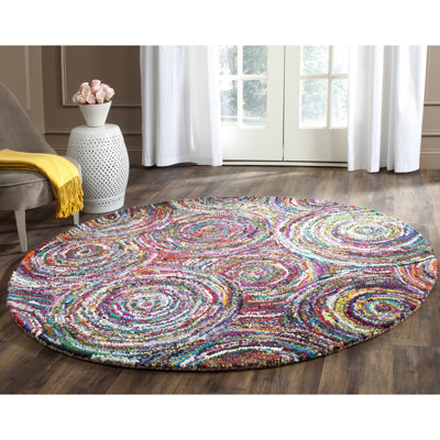 Anaheim Nantucket Hand Tufted Cotton Geometric Rug