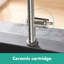 Robinet de cuisine hansgrohe Talis N HighArc, rétractable à 2 jets de style A, 1,75 gal / min-49858908