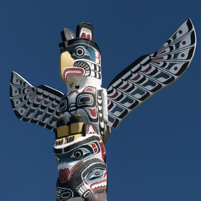 Totem Pole by Andrea Izzotti - Wrapped Canvas Print