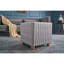 Rafaan 42cm Wide No Pattern Pouf Ottoman