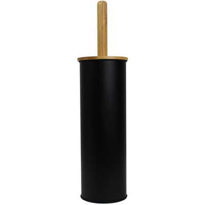 Blue Donuts Plastic Toilet Brush And Holder
