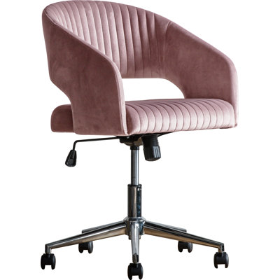 Fairmont Park Araceli Velvet Office Chair
