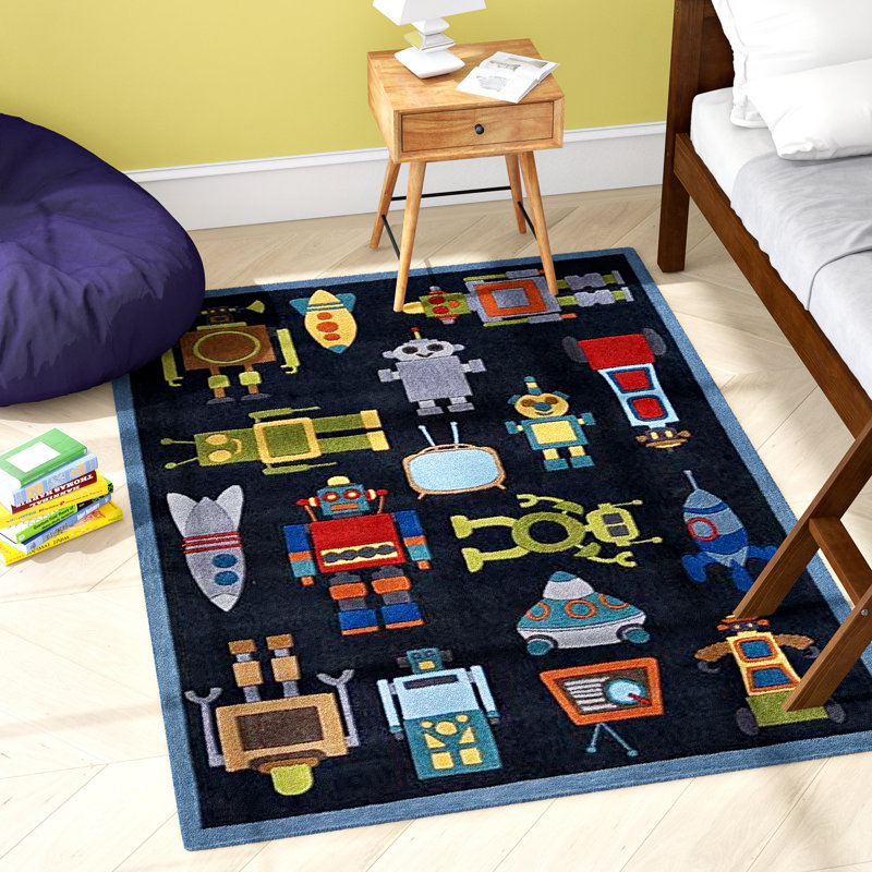 Tapis pour enfants Dampier, Rectangle 8 pi x 10 pi