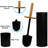 Blue Donuts Plastic Toilet Brush And Holder