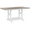 Table de salle à manger à hauteur de comptoir rectangulaire de 66 po Berlin