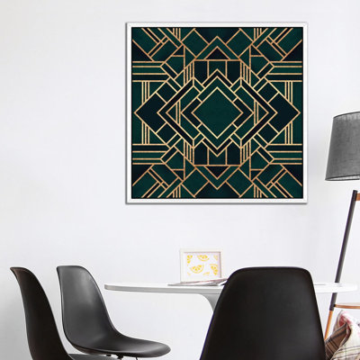 Art Deco III by Elisabeth Fredriksson - Print on Canvas