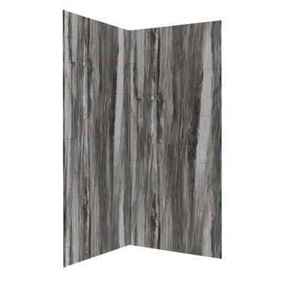 Bordure de douche en vinyle Palisade 36 po x 36 po x 78 po