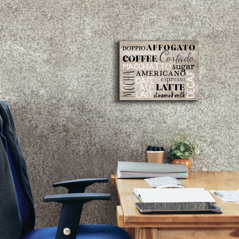 "Coffee Board" par Yass Naffas Designs, H 12 po x l 16 po x P 0,75 po