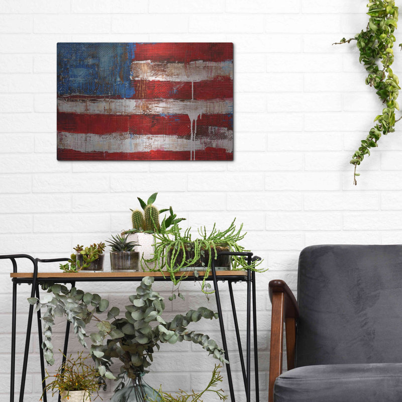 «Ashley American Flag» par Erin Ashley, H 12 po x l 16 po