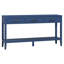 U_STYLE Table d'entrée de style campagnard 59,1 po avec 3 tiroirs (table basse incluse)-1659358895