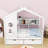 Bitner Two Drawers House Wooden Daybed with Shelves-34643684-34643685