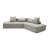 Minimalist Cloud Sectional Couch ,Modern Couches ,4-Seater ,No Assembly,Two modular sofa,Boucle Teddy Fabric,upholstered ,anti-wrinkle fabric-371262924