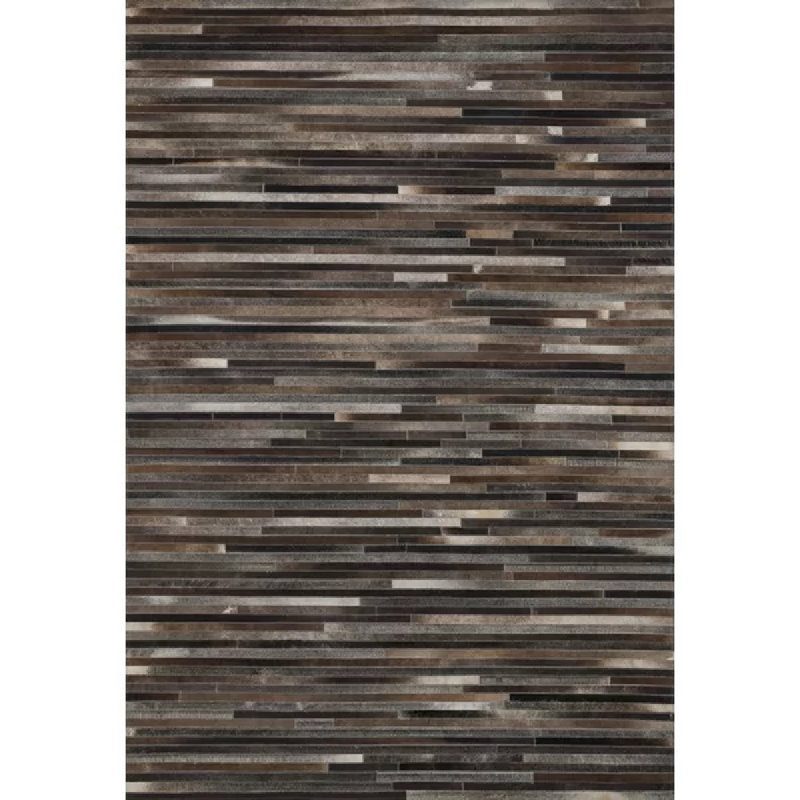 Murtaz Cowhide Geometric Indoor Rug, Rectangle 5' x 7'6"