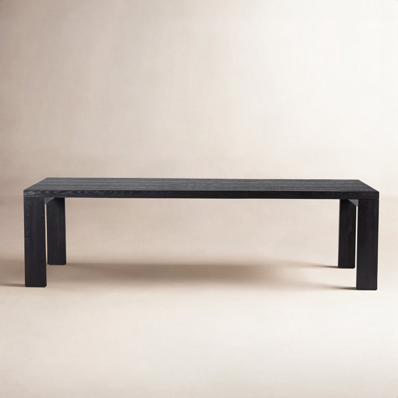 Millie Dining Table, Drifted Oak Solid, 30" H x 72" L x 96" W
