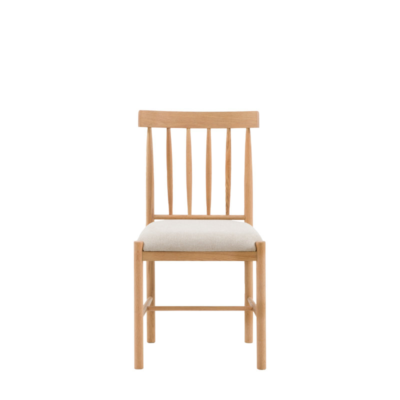 Polyester Blend Upholstered Accent, Natural, Natural